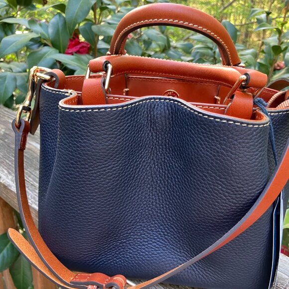 Dooney + Bourke Pebble Leather Mini Barlow Satchel - Picture 5 of 5